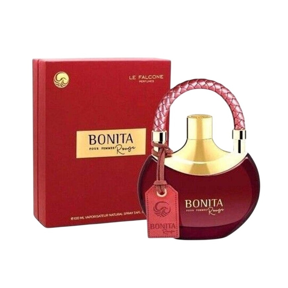 Le Falconé Bonita Pour Femme Rouge Women Eau de Parfum Fragrance 3.4fl oz|100ml